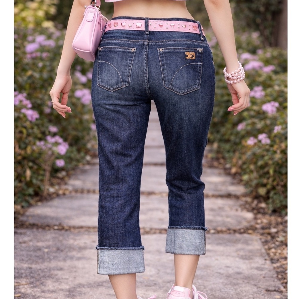 Joes Jeans Ryder Y2K Dark Wash Cuffed Crop‎ Jeans Womens Size 29 J2